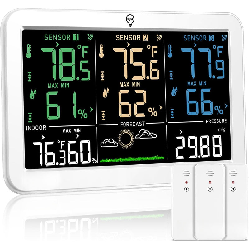 Wireless Weather Station 3 Sensors