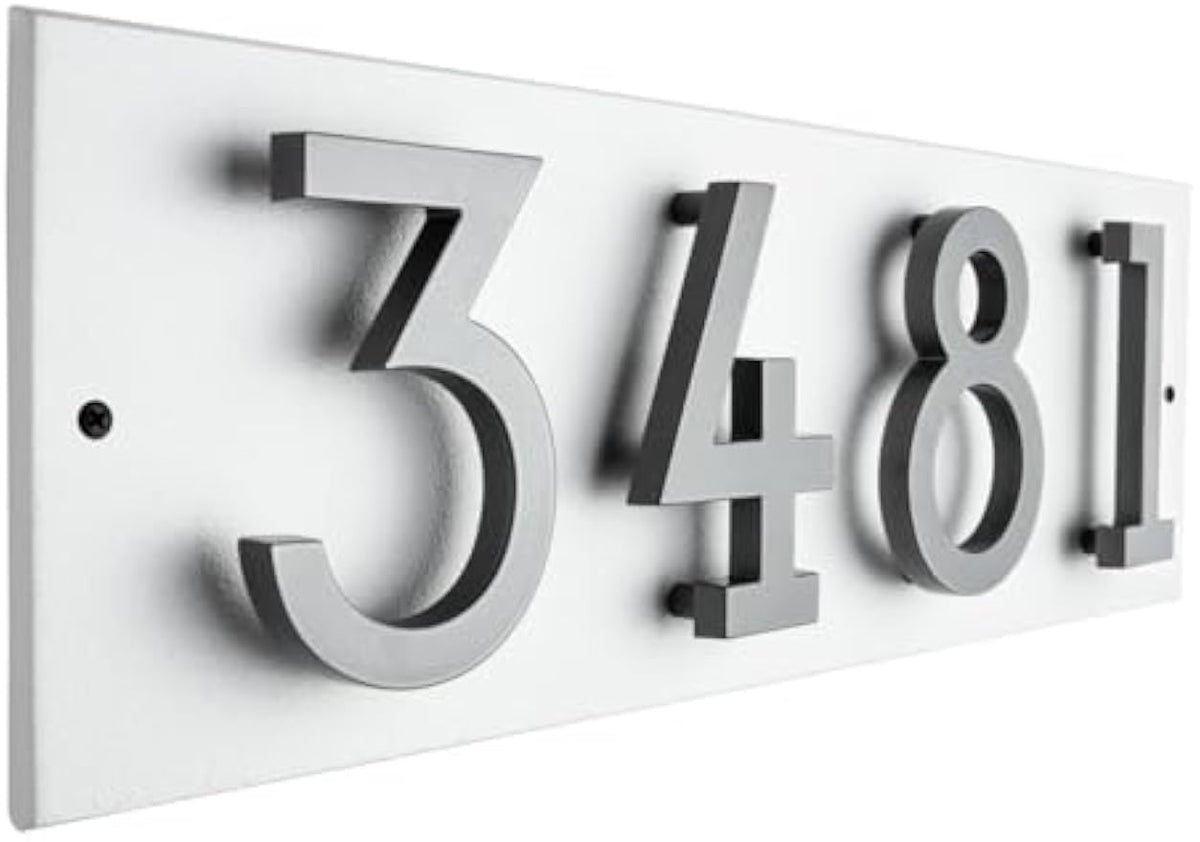 Floating Horizontal Address Wall Plaque