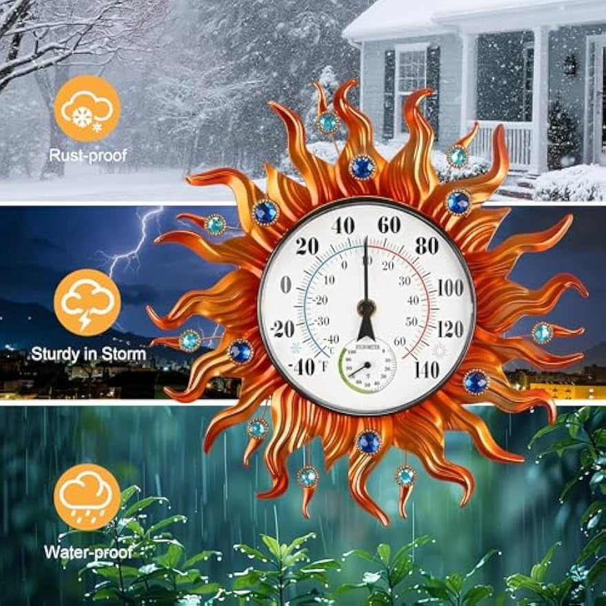 Mounted Indoor Outdoor Thermometer