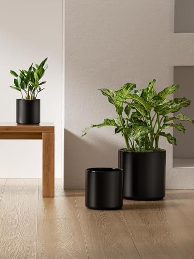 Set of 3 Cylinder Plant Pots
