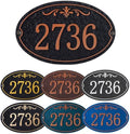 Oval Personalized Custom House Address Plaque
