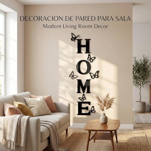 10‑Pack Black Acrylic Home Wall Decor Signs