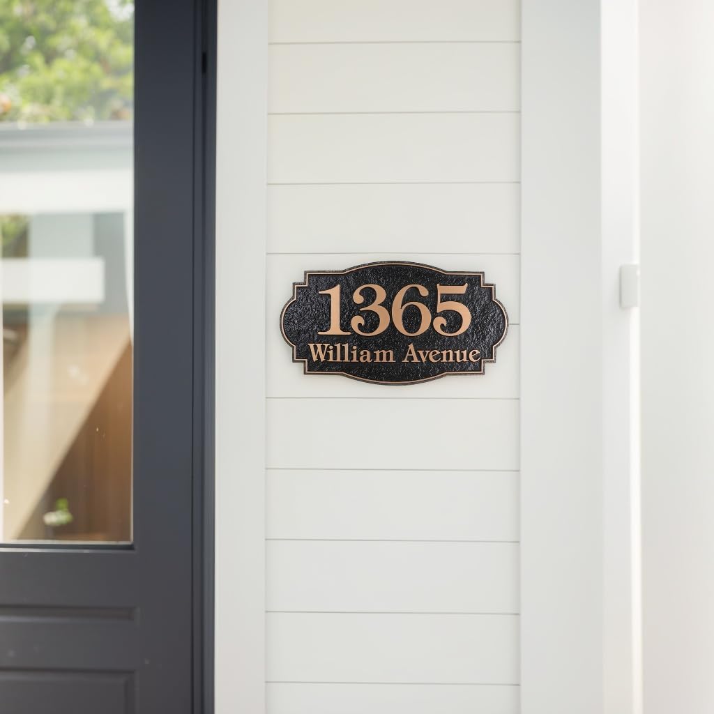 Custom House Number Address Plaque