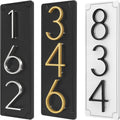Custom Floating Metal House Number Address Plaque