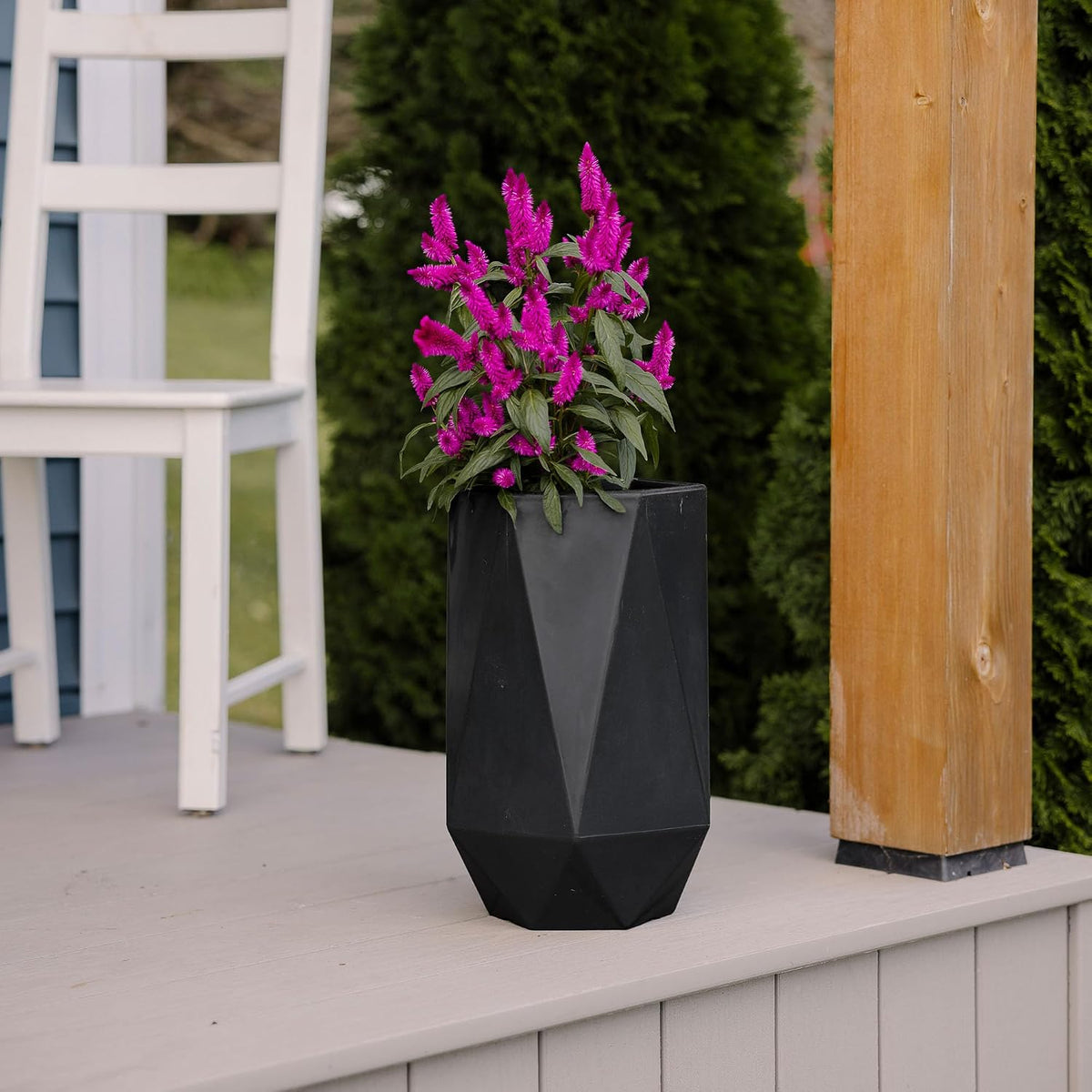 Set of 3 Tall Large Planters