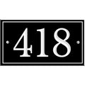 Carved PVC Custom House Number Address Plaque