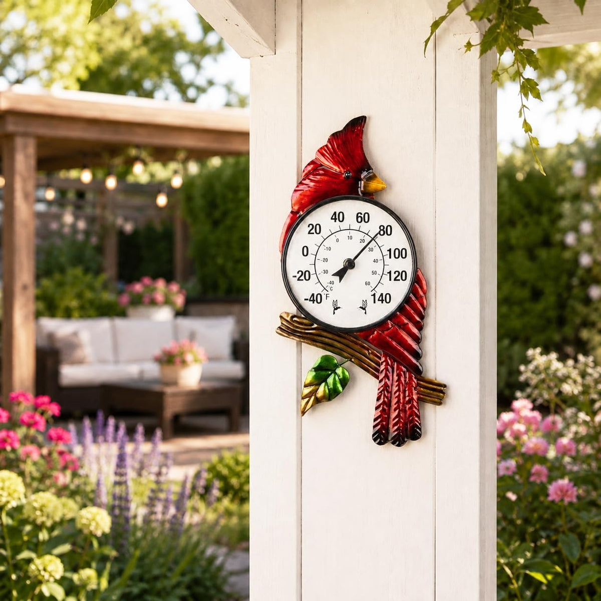 Cardinal Wall‑Mounted Outdoor Thermometer