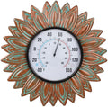 12" Sunflower Metal Wall Thermometer