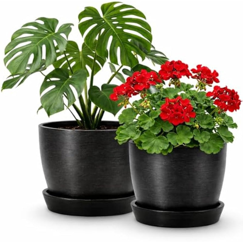 Kind Set of 2 Modern Plant Pots